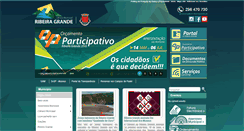 Desktop Screenshot of cm-ribeiragrande.pt